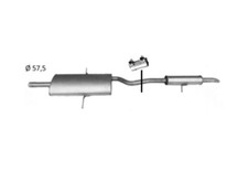 Rear Silencer Exhaust for