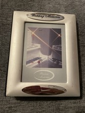 Metal Wedding Photo Album Glass Frame 70+ Pages 6x4 Photos