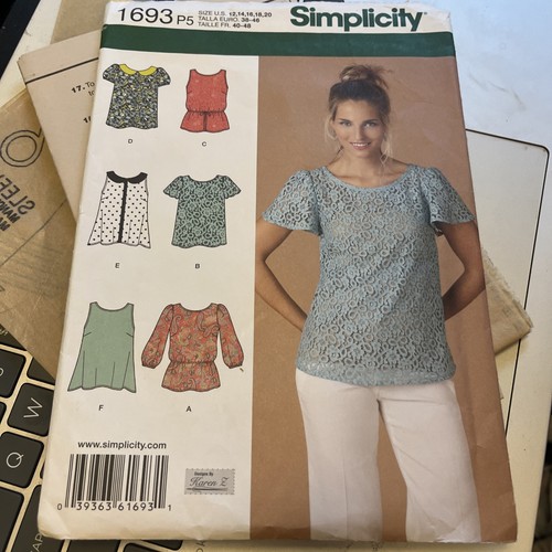 Simplicity top sewing pattern - sewing,