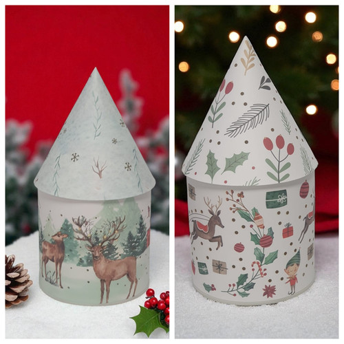 Led christmas village house - christmas,