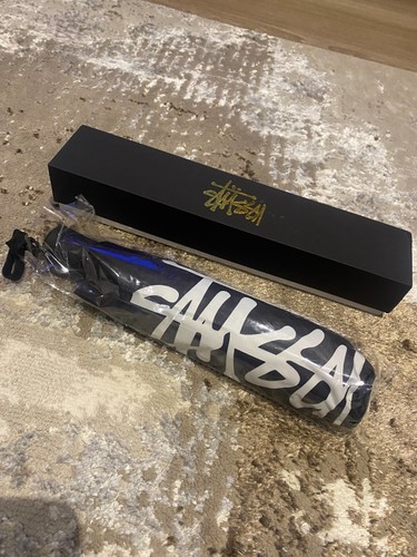 Stussy logo umbrella black - logo,