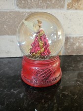 Angel Red Dress Water Snow Globe Musical VGC