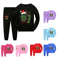 Kids Boy 67 Elf Santa Pyjamas