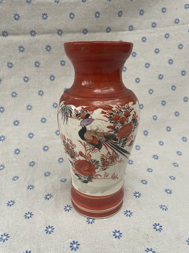 Japanese kutani ware vase - vase, from