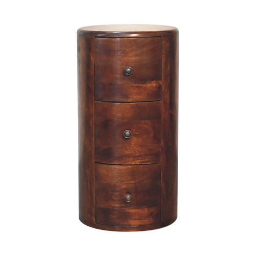 Solid wood chestnut drum - solid, chest