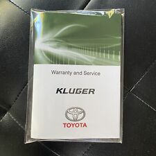 New Blank Toyota Kluger