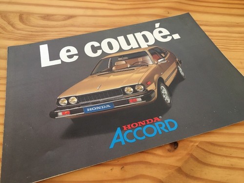 Honda accord coupe brochure - honda,