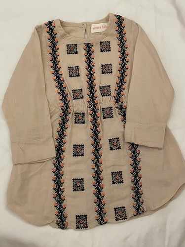 Simple kids toddler girl dress - girl,