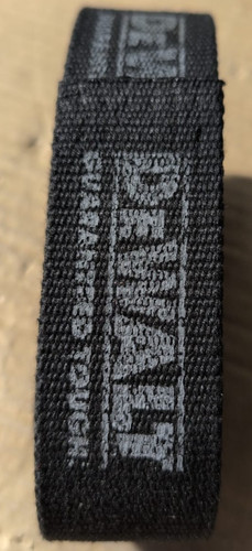 Dewalt black polyester belt - dewalt,