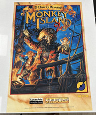 The Secret of Monkey Island 2 Poster – original vintage very rare 830mm x 560mm