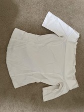 white bardot top, Zara, size