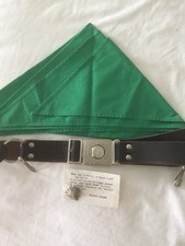 Girl Guide Neck Scarf, Leather Belt And Scouts Good Deed Token USA