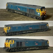 Boxed Hornby BR Blue Class 50 018 Resolution *PRO WEATHERED LOOK* R2348