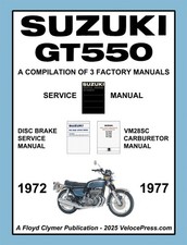 SUZUKI GT550 WORKSHOP MANUAL