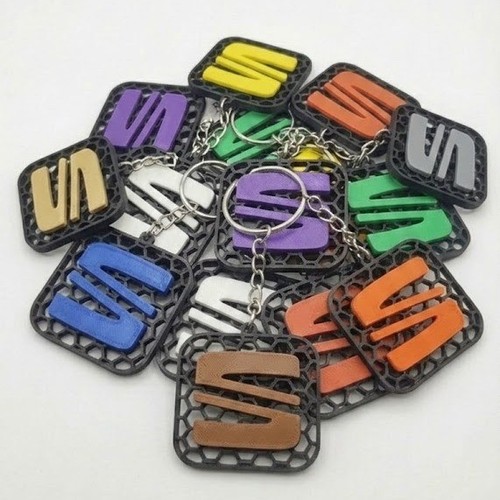 Seat keyring keychain - seat, 3d