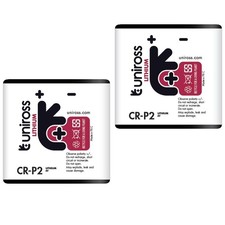 2 x Uniross CRP2 Lithium PHOTO