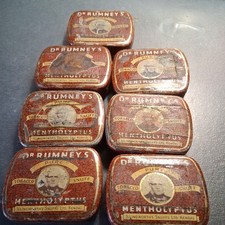 Dr Rumney's Mentholyptus Tobacco Snuff Tin England illingworths Ltd vintage