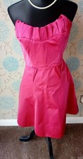 KAREN MILLEN Pink Satin Pleat