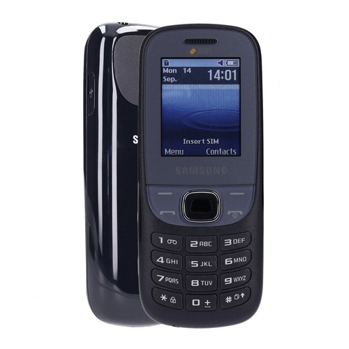 Samsung e2202 black mobile - black,