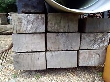 Super Heavy Duty SOLID OAK HARDWOOD SLEEPERS. Never Used. 2.6m x 11-12” x 6-7”