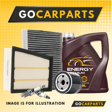 Service Kit For Clio 1.2 16v Petrol 06-13 Oil Air Cabin Filter + Plugs & Eng Oil