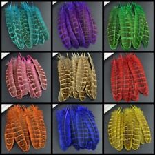 Pheasant Feathers 10-15cm Colour Fly Craft Hat Arts Decorations Wedding UK