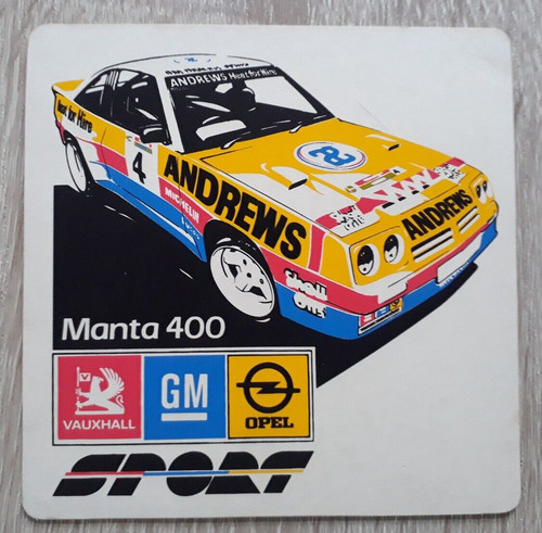 Opel manta 400 promotional - opel,