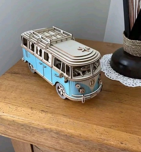 Retro camper van red - retro, vw