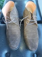 Lambretta Brown Suede Laced Boots UK 10.