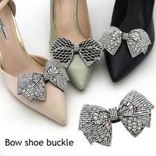 Rhinestone shoe buckle - clip, on