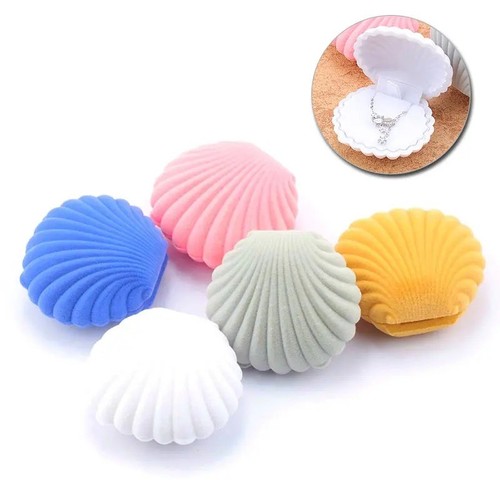 Shell shape velvet jewelry - velvet,