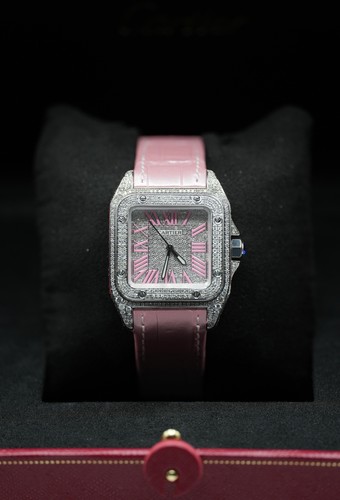 Ladies 35mm steel - steel, cartier
