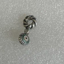 Authentic Pandora ? Hamsa / Evil Eye Protection Dangle ? 790529EB