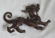 CHINESE JAPANESE BRONZE DRAGON OKIMONO STATUE STATUETTE