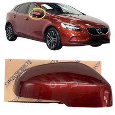 Door Wing Mirror Cover For Volvo V40 V40CC V40XC Painted In Fusion Red 725 Right