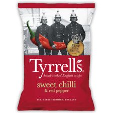 Tyrrells Crisps | Sweet Chilli & Red Pepper Flavour | Full Case 24x40g