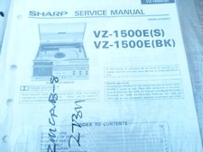 Sharp VZ-1500E  Series Stereo