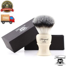 Men’s Silvertip Synthetic Hair Shaving Brush Resin Handle for Perfect Wet Shave