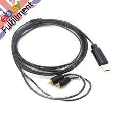 MMCX USB Type-C Lossless Audio Cable Headphone Cord for Shure SE215 SE315 SE535