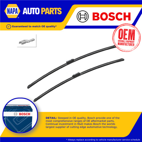 Wiper blades flat - wiper, (pair)
