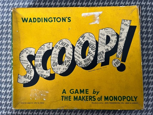 Waddingtons scoop board game - waddingtons,