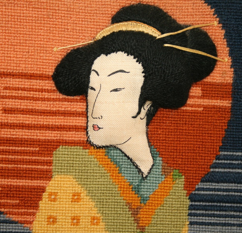 Completed framed tapestry - completed,