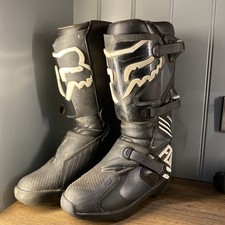 Fox Comp Motocross Boots - Black Uk 9 