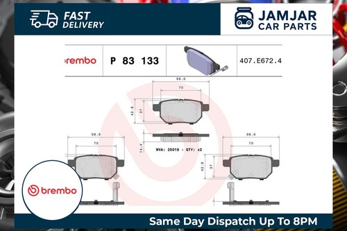 Brembo p83133 brake pad - brembo,