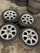 JAGUAR S-type Alloy Wheel set + tyres. 4R83-1007-BA 7.5J x 17  235/50