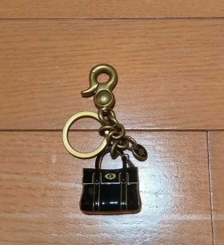 Mulberry black keychain with - black, a