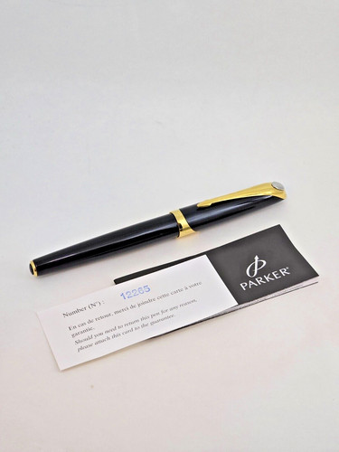 Brand new parker - pen, ellipse