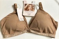 BNWT M&S Rosie Autograph Amber Ribbed Non Wired Padded Bralette - UK 18 D-E
