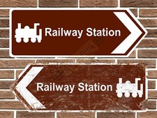 Railway Station Metal Road
