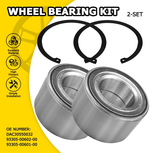 Front rear hub wheel - front, bearing